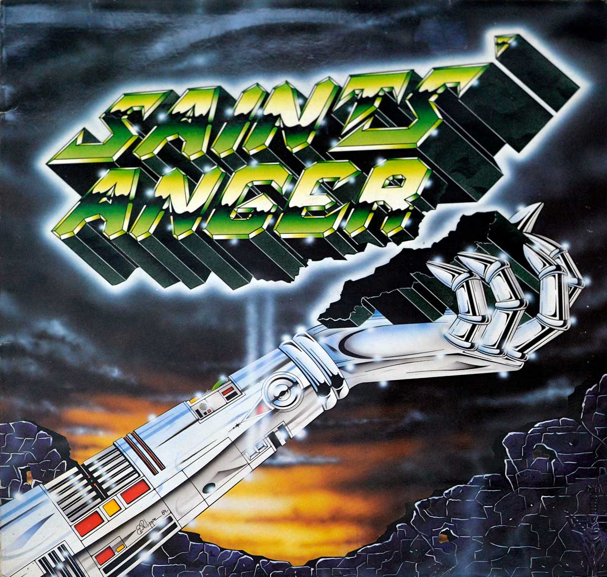 Large Album Front Cover Photo of SAINTS ANGER - Danger Metal 