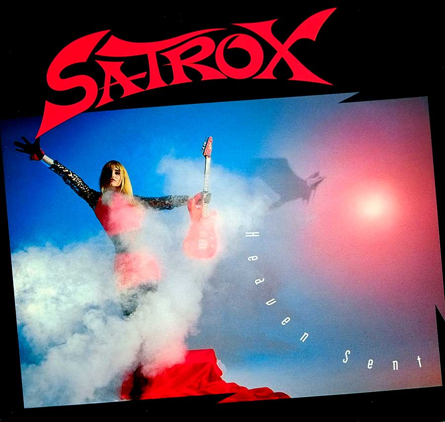 Front Cover Photo Of SATROX - Heaven Sent 12" Vinyl LP Record 