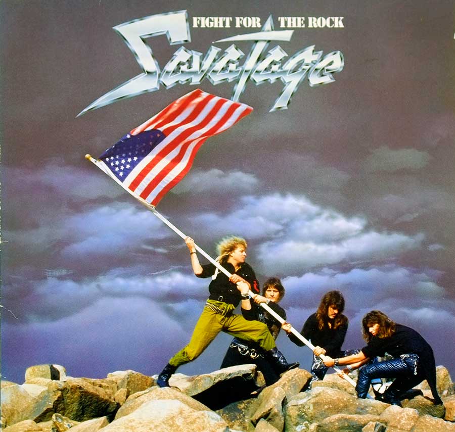 SAVATAGE - Fight For The Rock 12" LP Album Vinyl 
 front cover https://vinyl-records.nl