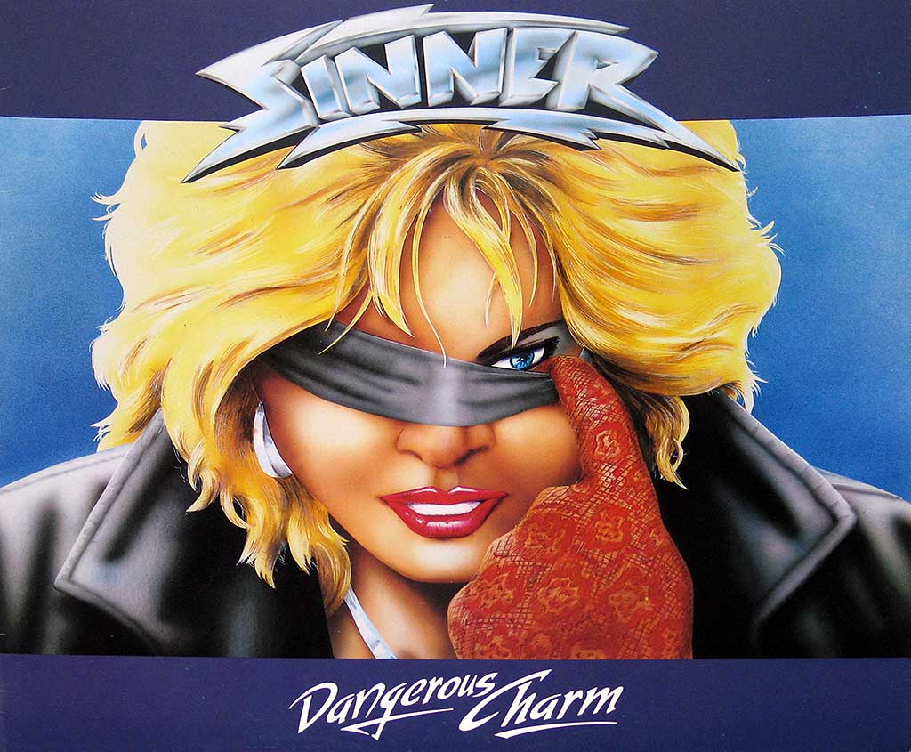 large album front cover photo of: SINNER Dangerous Charm  12" vinyl lp Album 