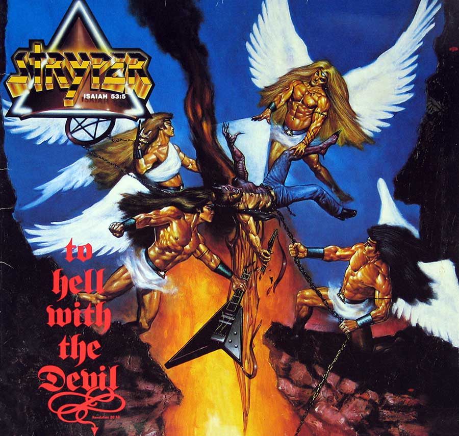 Front Cover Photo Of STRYPER - To Hell with the Devil 12" Vinyl LP Album