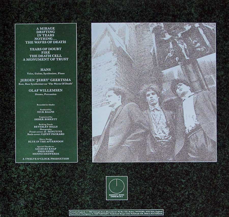 Photo of album back cover THE ESSENCE - A Monument of Trust