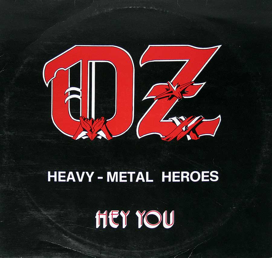 THE OZ Heavy Metal Heroes / Hey You 12" VINYL LP ALBUM
 front cover https://vinyl-records.nl