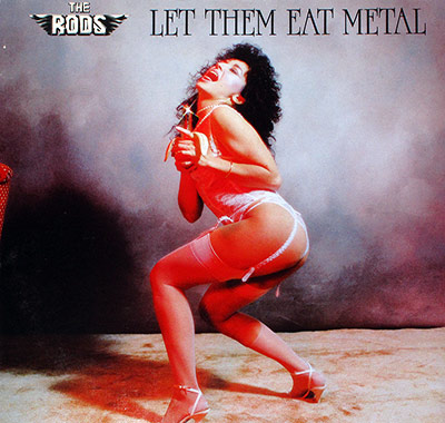 THE RODS - Let Them Eat Metal album front cover vinyl record