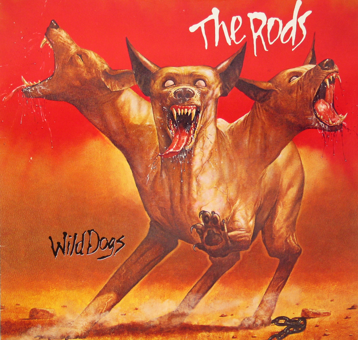 Front Cover Photo Of THE RODS - Wild Dogs
