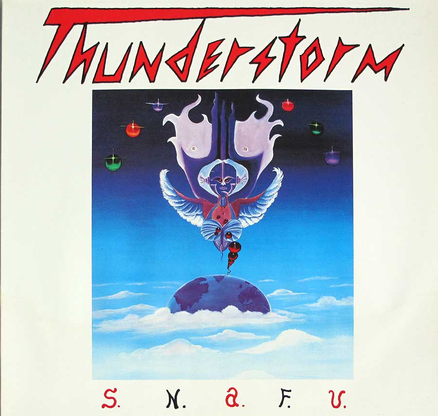 THUNDERSTORM - Snafu S.N.A.F.U 12" LP VINYL ALBUM front cover https://vinyl-records.nl