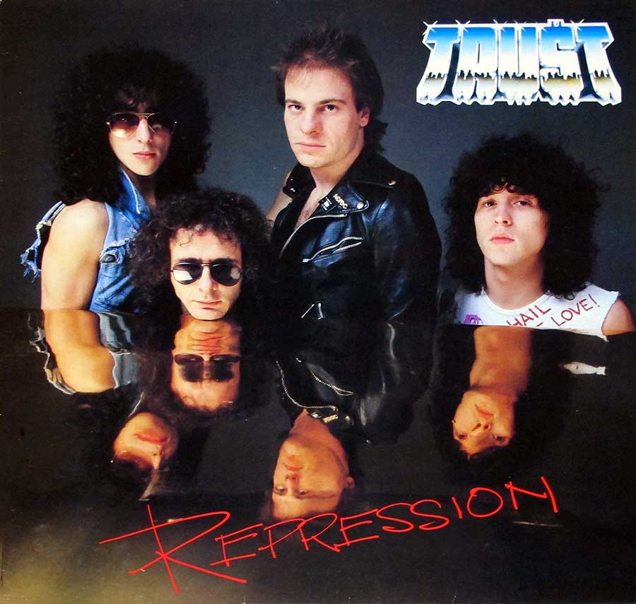 TRUST Repression French Metal Album Cover Photos & 12