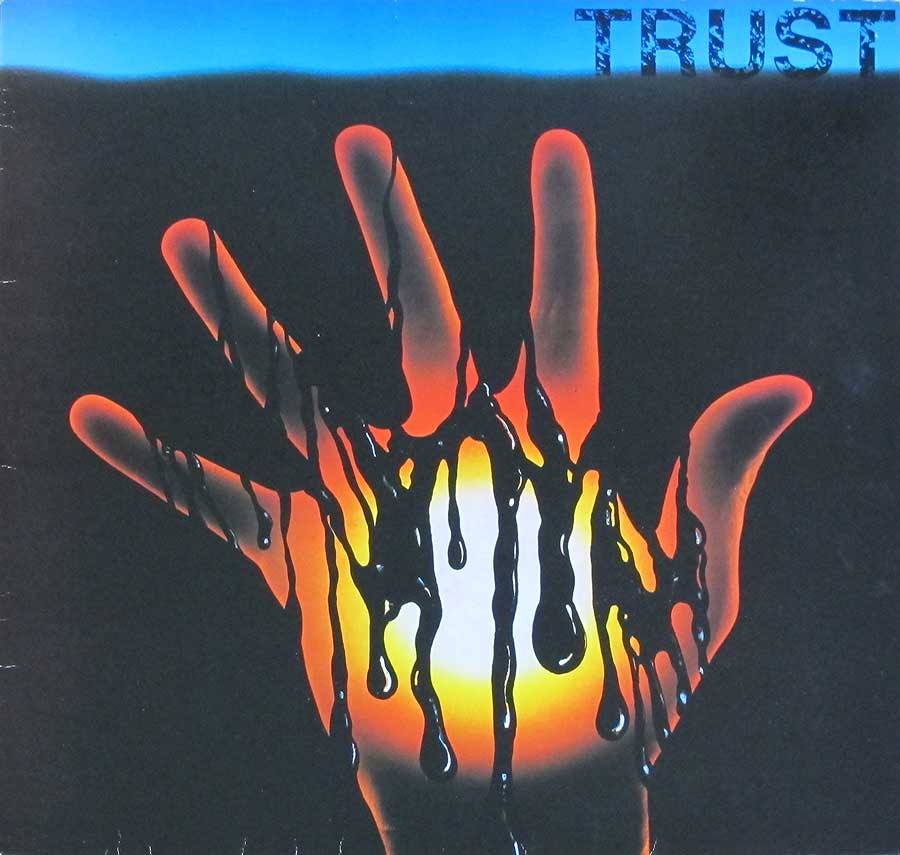 High Quality Photo of Album Front Cover  "TRUST - S/T Self-Titled Original France"