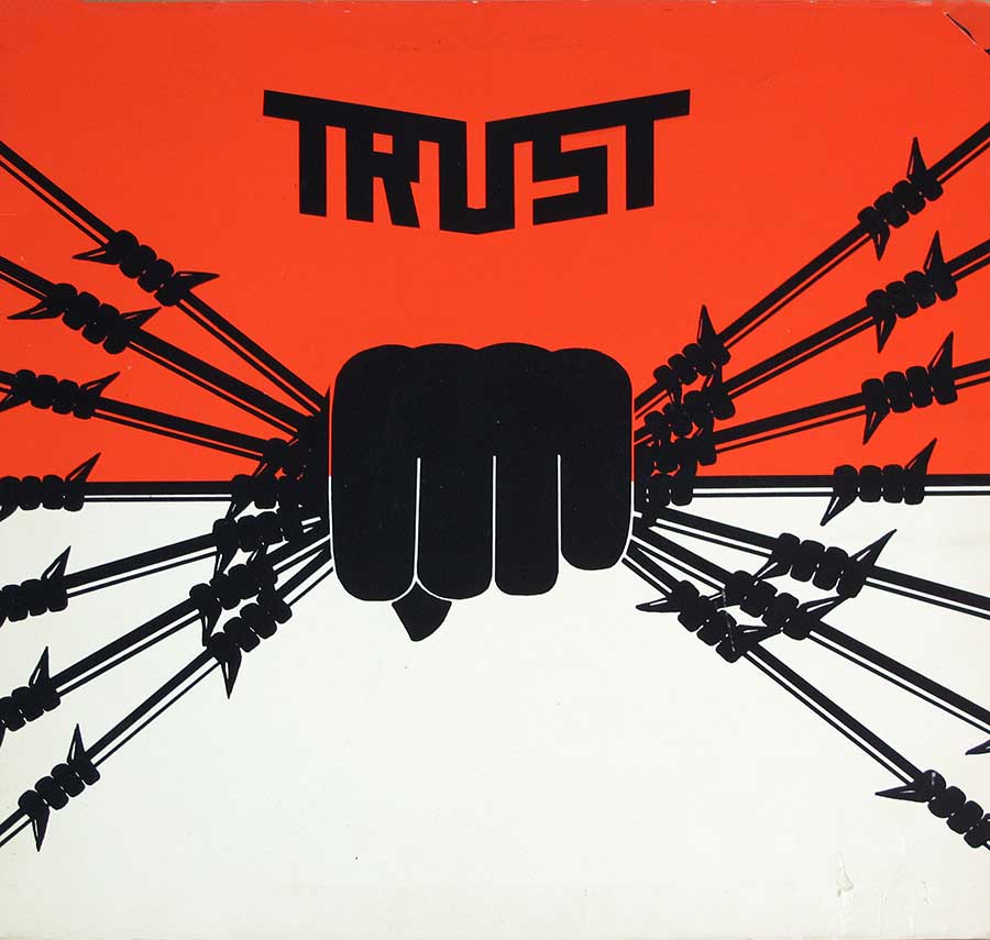 High Quality Photo of Album Front Cover  "TRUST - self-titled Ideal Gatefold Cover"