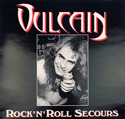 VULCAIN - Rock 'n' Roll Secours album front cover vinyl record
