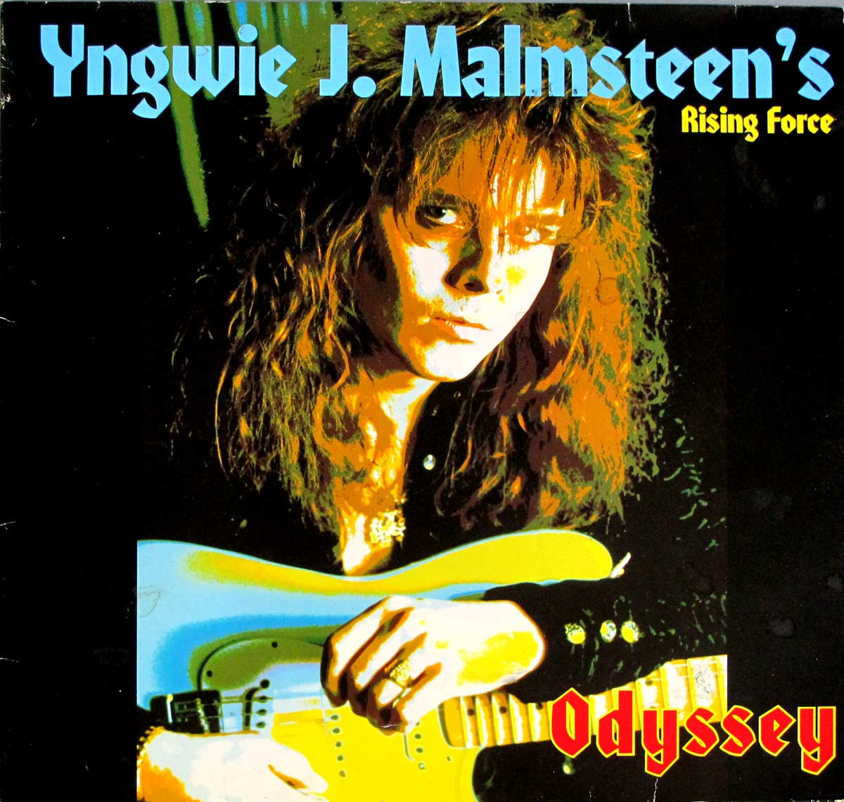 High Quality Photo of Album Front Cover  "YNGWIE J. MALMSTEEN RISING FORCE - Odyssey"