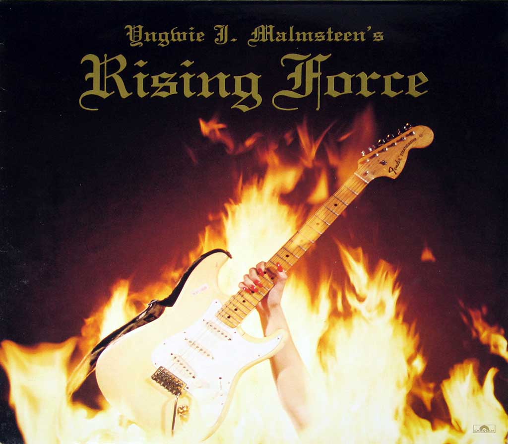 large album front cover photo of: YNGWIE MALMSTEEN - Rising Force  
