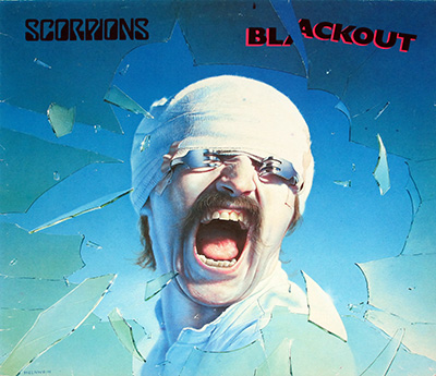 SCORPIONS - Blackout (France) album front cover
