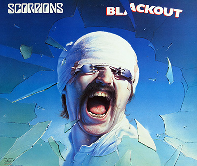 SCORPIONS - Blackout (USA) album front cover