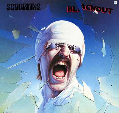 SCORPIONS - Blackout (Germany) album front cover