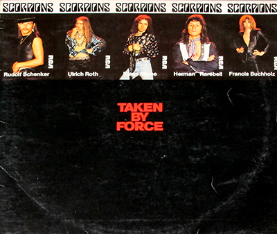 Thumbnail of SCORPIONS - Taken by Force album front cover
