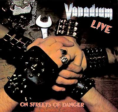 Thumbnail Of  VANADIUM - On Streets Of Danger Live 12" LP album front cover