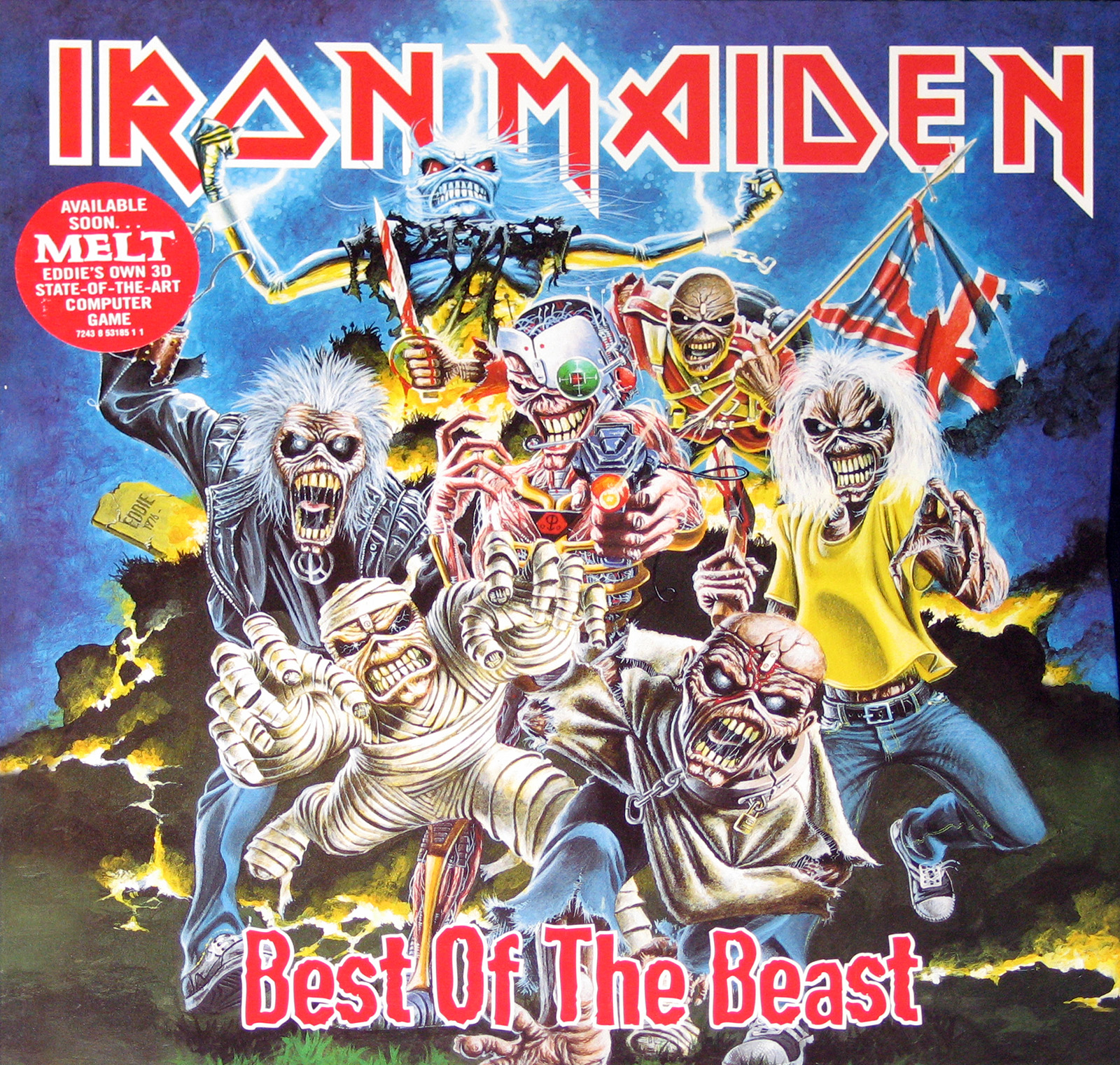 large photo of best of the beast by iron maiden