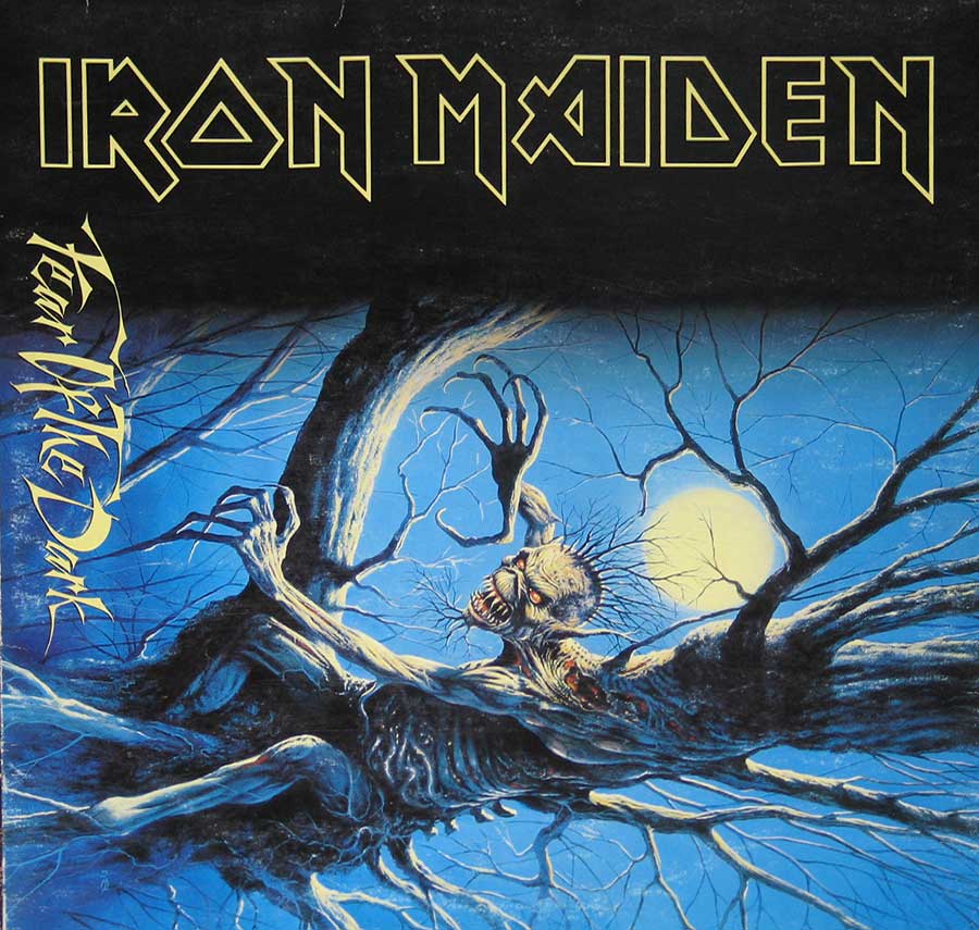 IRON MAIDEN - Fear of the Dark 2LP Vinyl Album front cover https://vinyl-records.nl