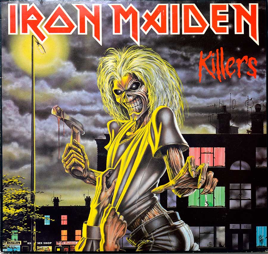 Front Cover Photo Of IRON MAIDEN - Killers ( EU Release ) 12" Vinyl LP Album