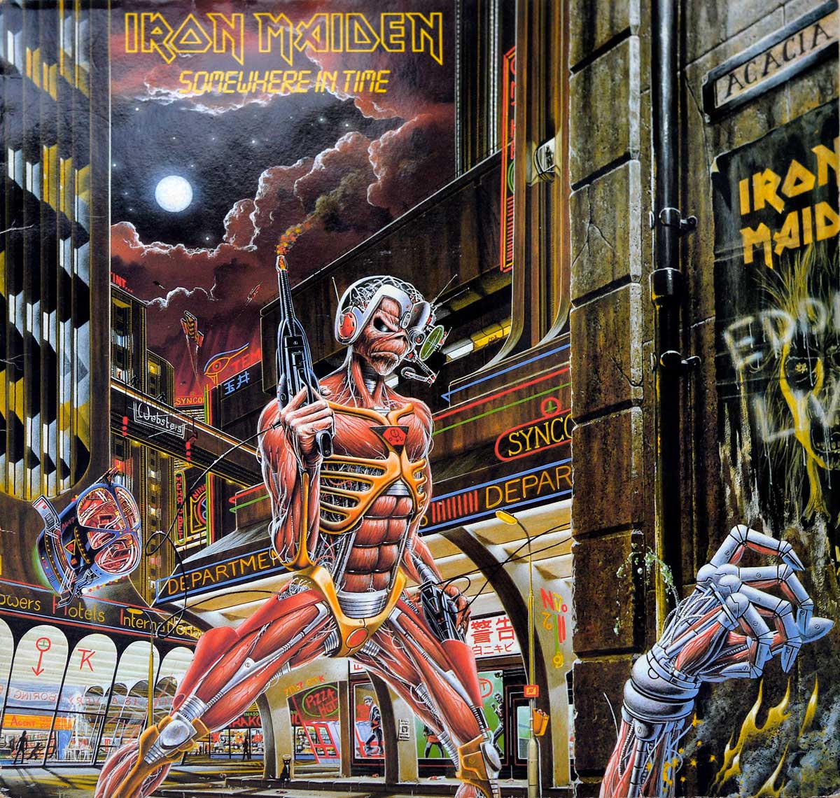 Album Front Cover Photo of IRON MAIDEN Somewhere in Time  