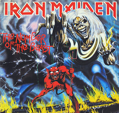 Thumbnail Of  IRON MAIDEN - The Number of the Beast (France) album front cover