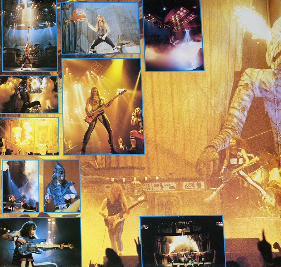 IRON MAIDEN - Live After Death Germany Release World Slavery Tour 1984/85 2LP 12" ALBUM VINYL inner gatefold cover