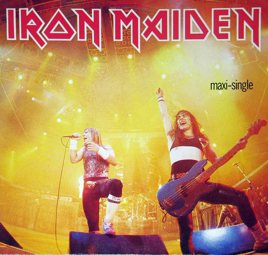 IRON MAIDEN Running Free Live 12" Maxi-Single  album front cover