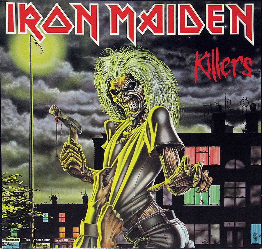 IRON MAIDEN - Killers Canada 12" Vinyl LP Album front cover