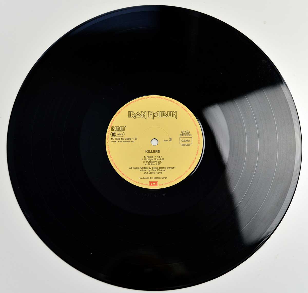 Photo of record 2   of IRON MAIDEN - Killers Fame Germany 