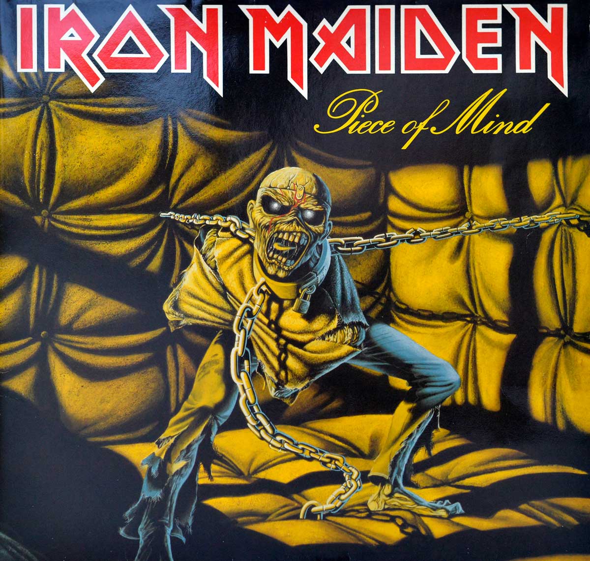 Album Front Cover Photo of IRON MAIDEN - Piece of Mind ( Netherlands and Europe ) 