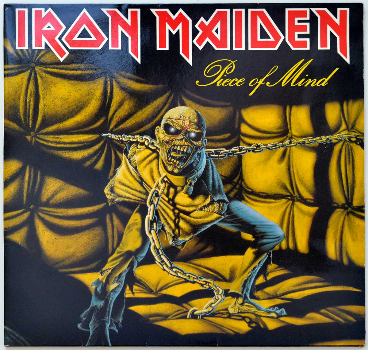 Front Cover Photo Of IRON MAIDEN - Piece of Mind ( Netherlands and Europe ) 