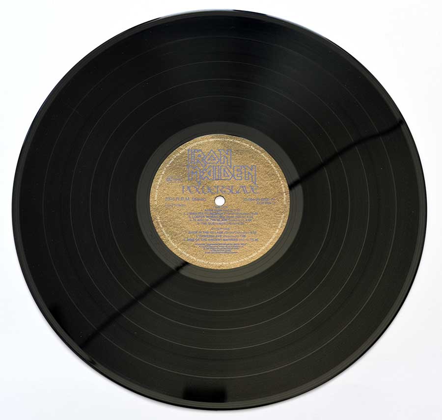 IRON MAIDEN - Powerslave OIS Printed in Netherlands 12" LP ALBUM VINYL vinyl lp record 