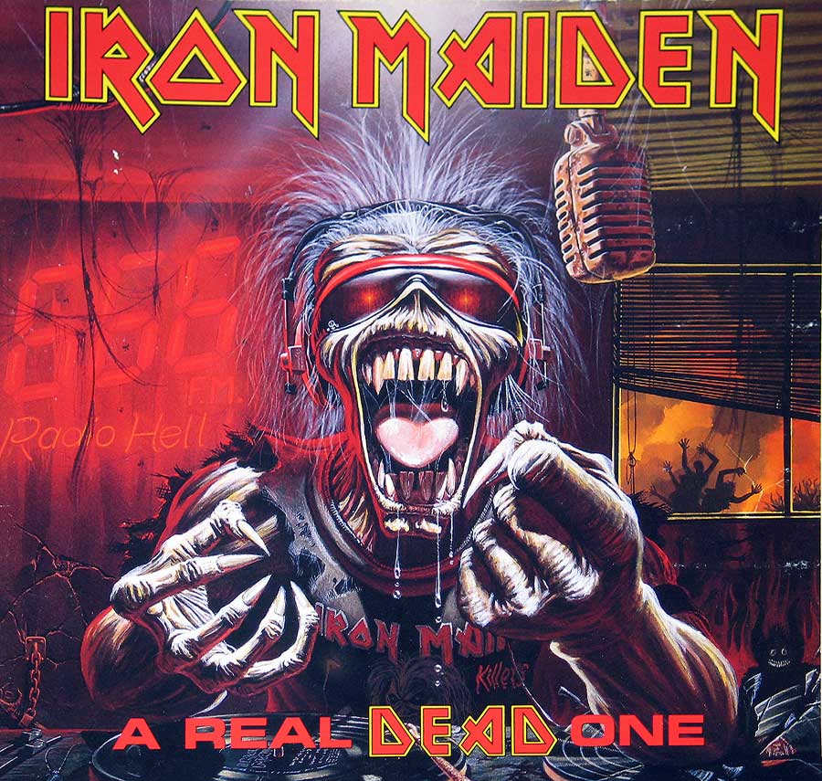 Front Cover Photo Of IRON MAIDEN - A Real Dead One