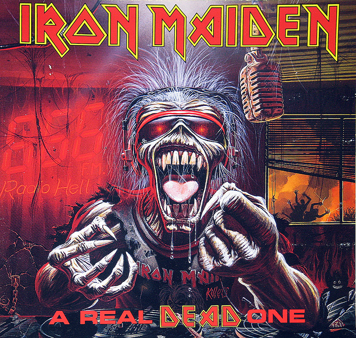 Front Cover Photo Of IRON MAIDEN - A Real Dead One