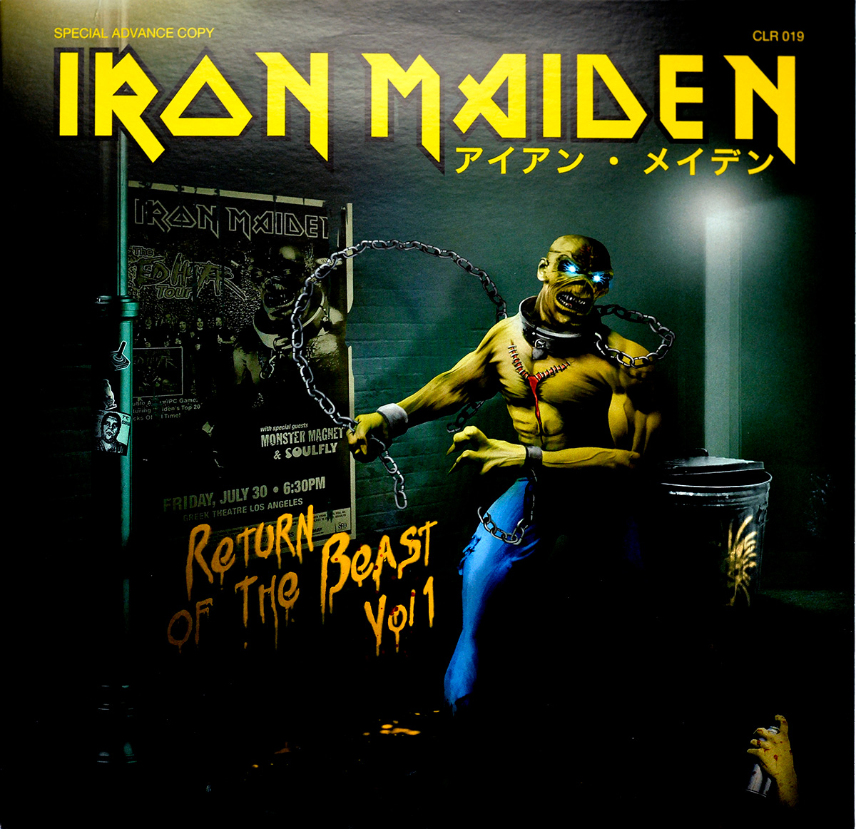 Album Front cover Photo of IRON MAIDEN - Return Of The Beast Vol. 1 (Green Vinyl) https://vinyl-records.nl/