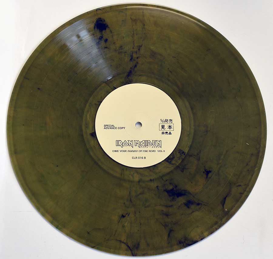 IRON MAIDEN - Take Your Mummy On The Road Vol. II GREEN VINYL vinyl lp record 