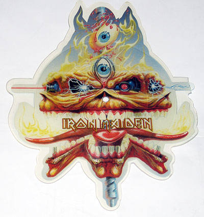  IRON MAIDEN - The Clairvoyant Cut To Shape Shaped Picture Disc  