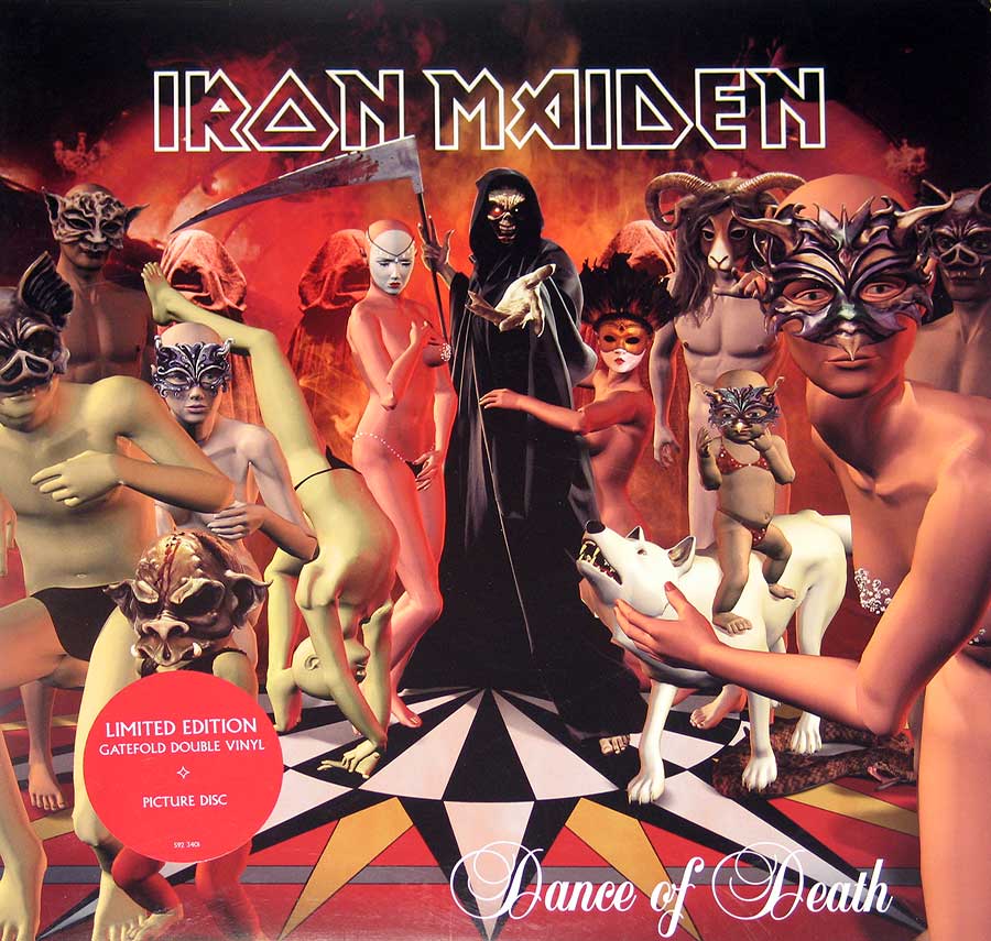 Front Cover Photo Of IRON MAIDEN - Dance of Death (Double 2x12" Picture Disc)