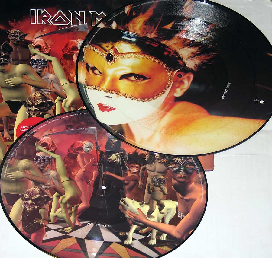 Photo of album back cover IRON MAIDEN - Dance of Death (Double 2x12" Picture Disc)