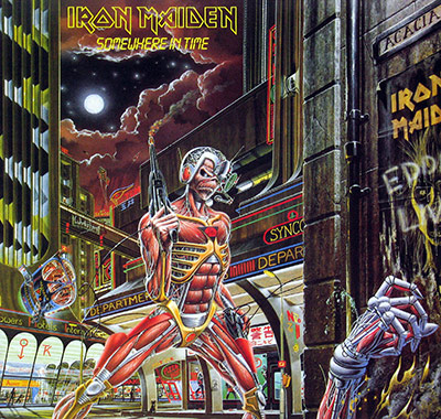 Thumbnail Of  IRON MAIDEN - Somewhere in Time United Kingdom album front cover