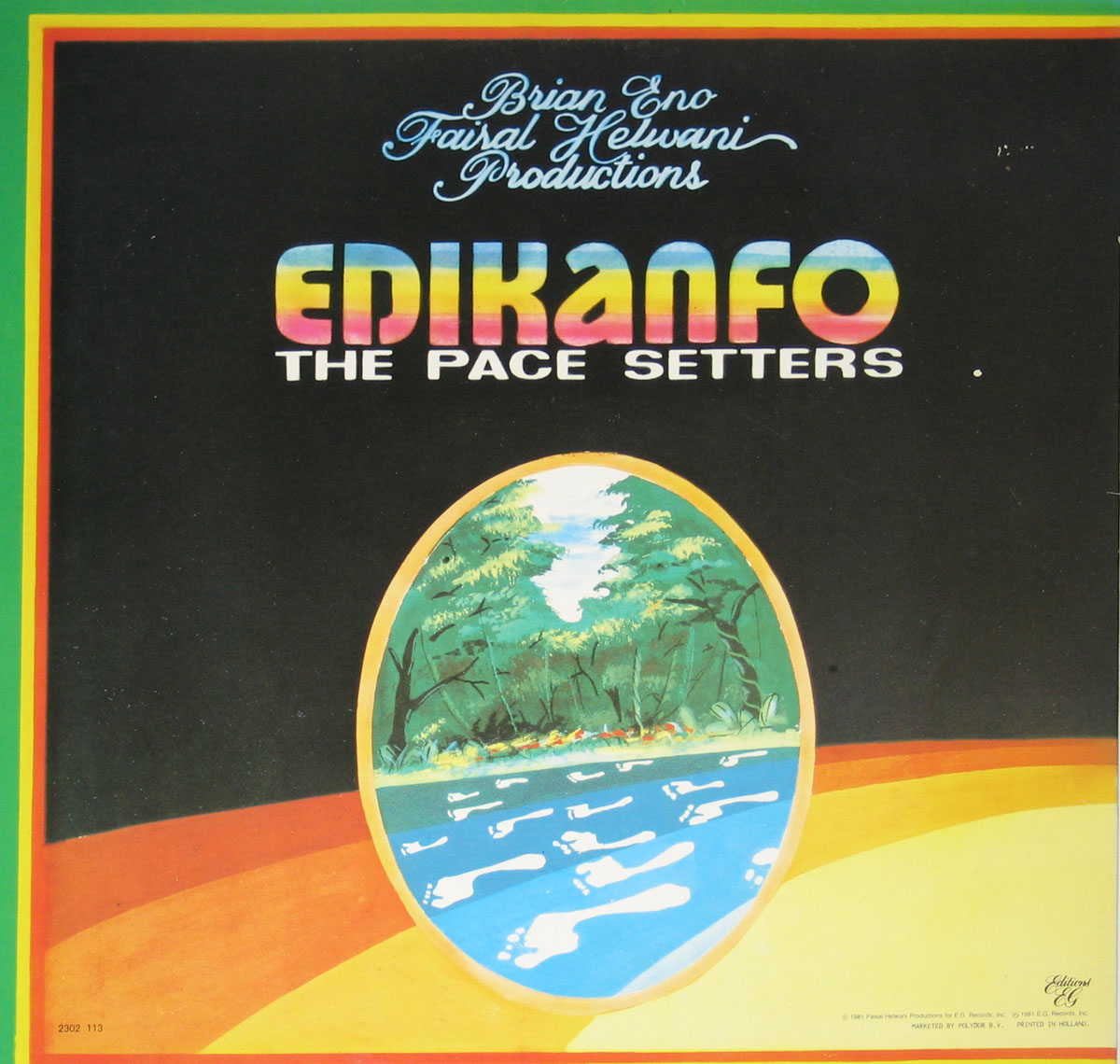 High Resolution Photo EDIKANFO AFRICAN SUPER BAND THE PACE SETTERS BRIAN ENO 