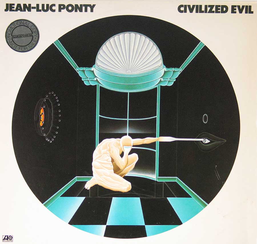 Front Cover Photo Of JEAN-LUC PONTY - Civilized Evil Promo Copy 12" Vinyl LP Album