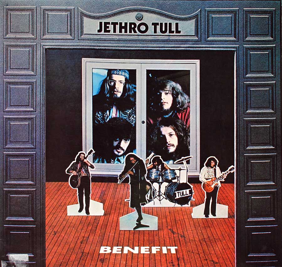 Front Cover Photo Of JETHRO TULL - Benefit ( Germany, Green Record Label ) 12" Vinyl LP Album