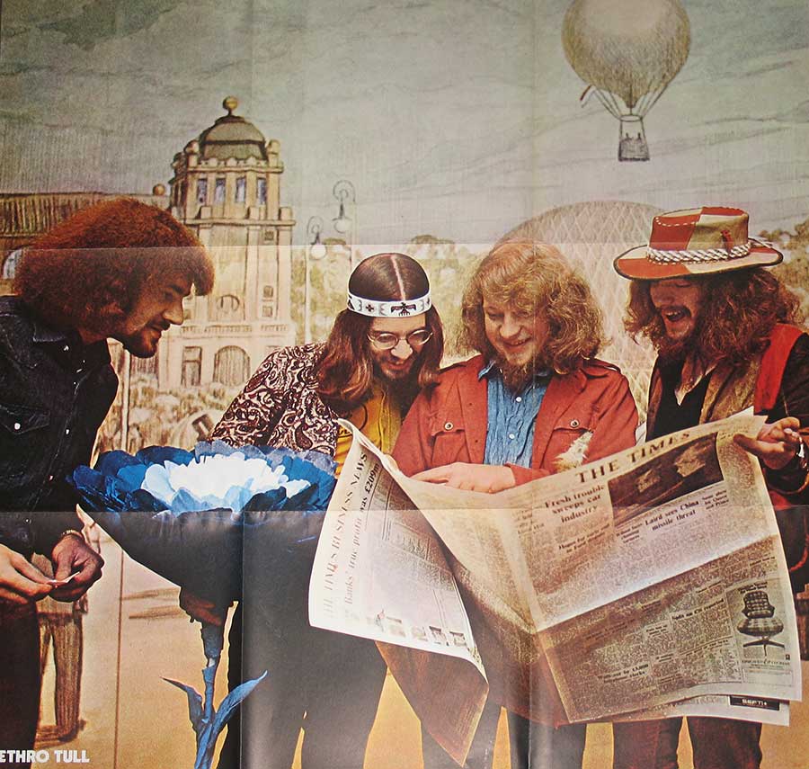 Photo of the Poster included with JETHRO TULL - Benefit 12" Vinyl LP Album