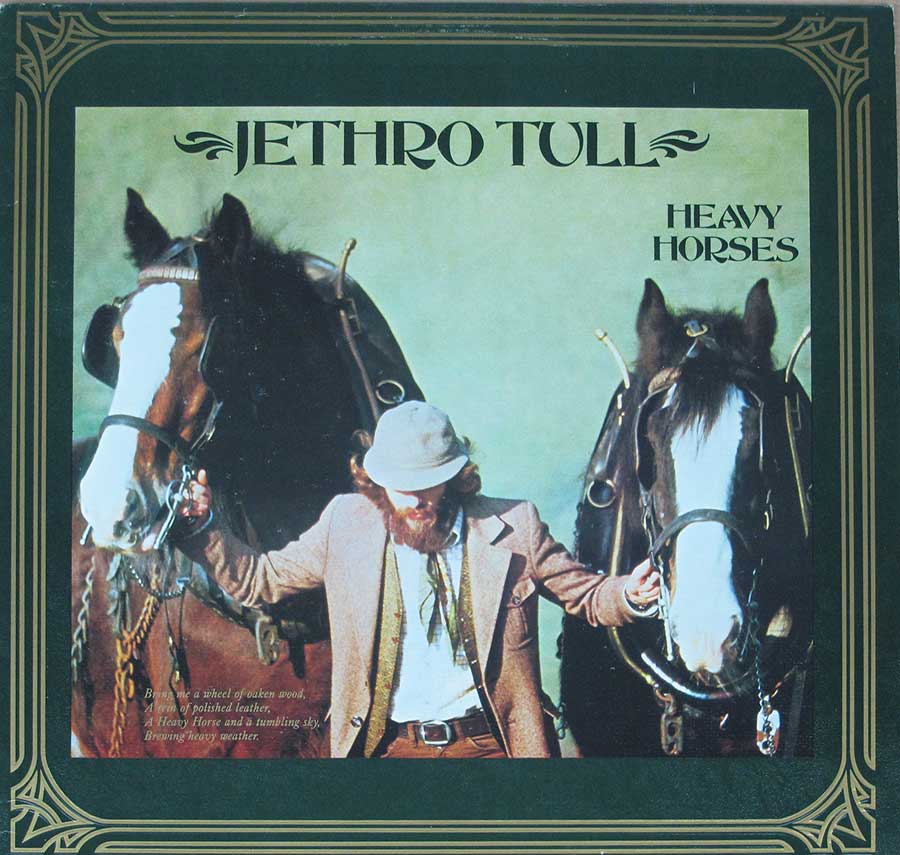 JETHRO TULL - Heavy Horses Lyrics Sheet 12" LP Vinyl Album
 album front cover