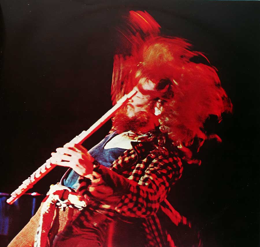 Photo of the left page inside cover JETHRO TULL - Living In The Past German Releas Gatefold 12" Vinyl LP Album 