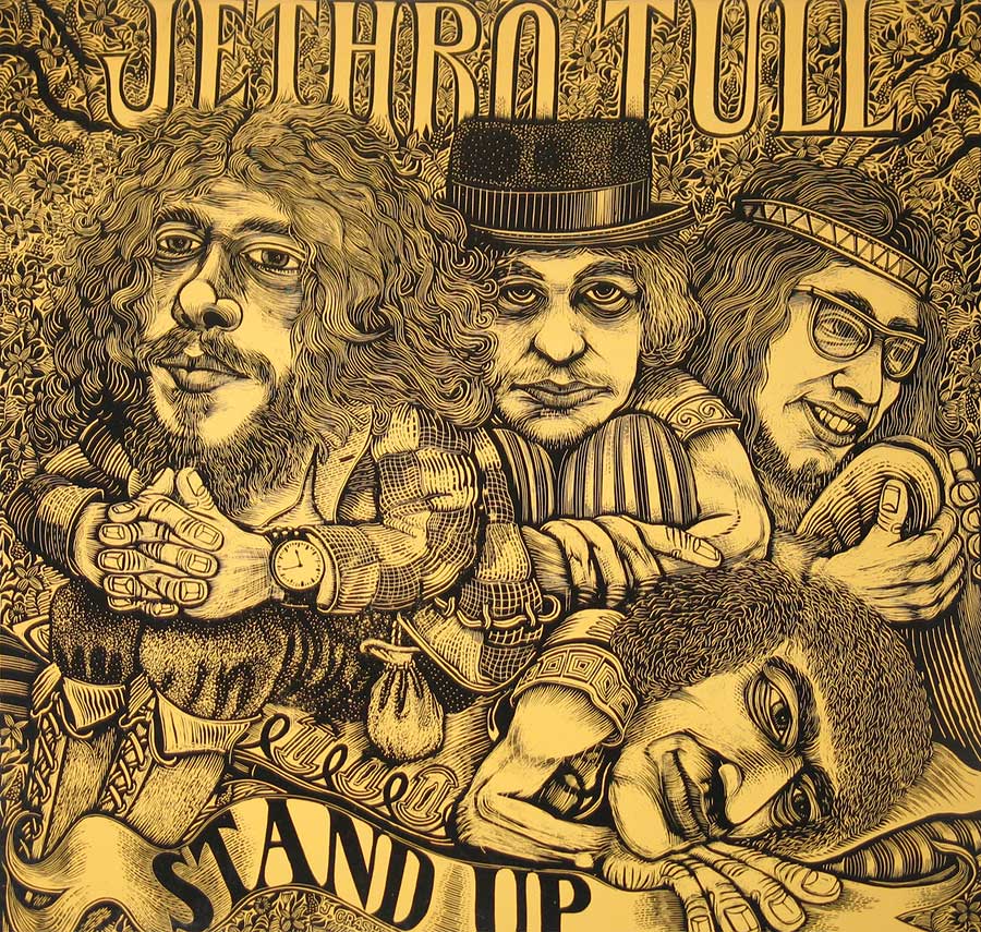 Front Cover Photo Of JETHRO TULL - Stand Up Europe 12" Vinyl Lp Album
