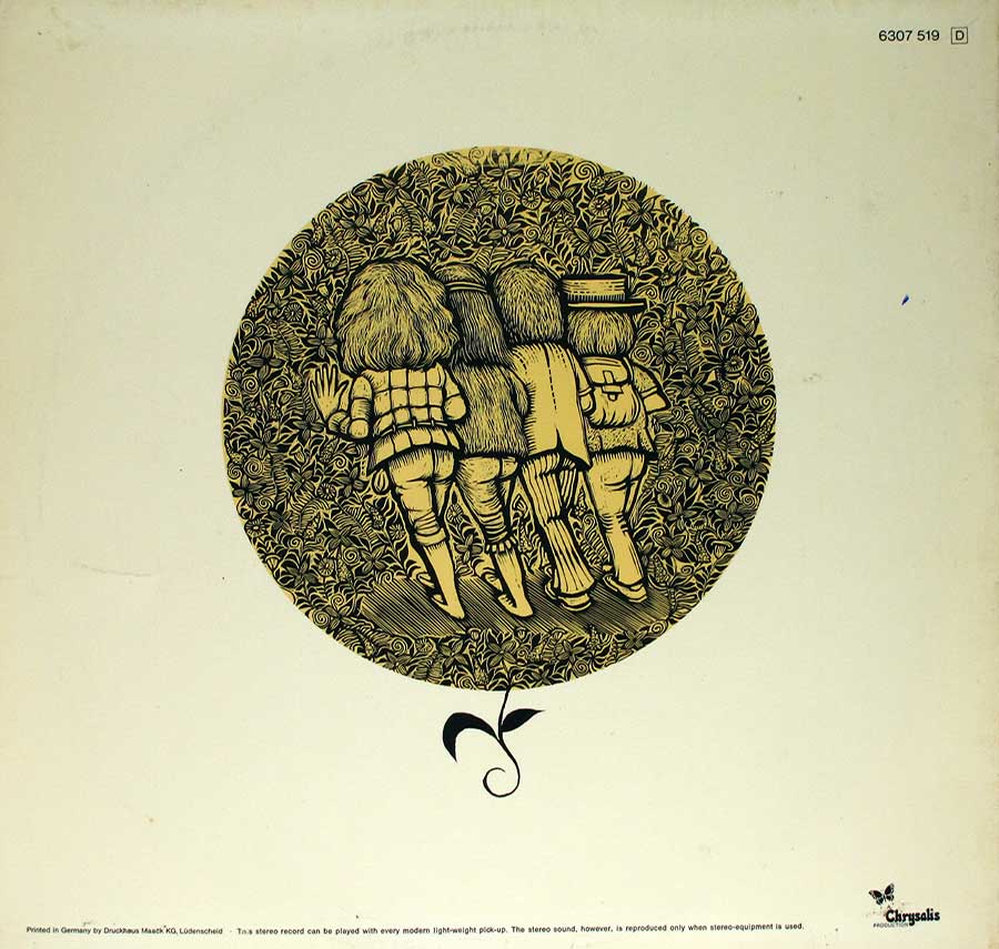 Photo of album back cover JETHRO TULL - Stand Up Pop-Up Gatefold 12" LP Vinyl Album