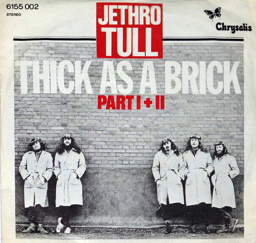 large album front cover photo of: Thick as a Brick 7" Single 
